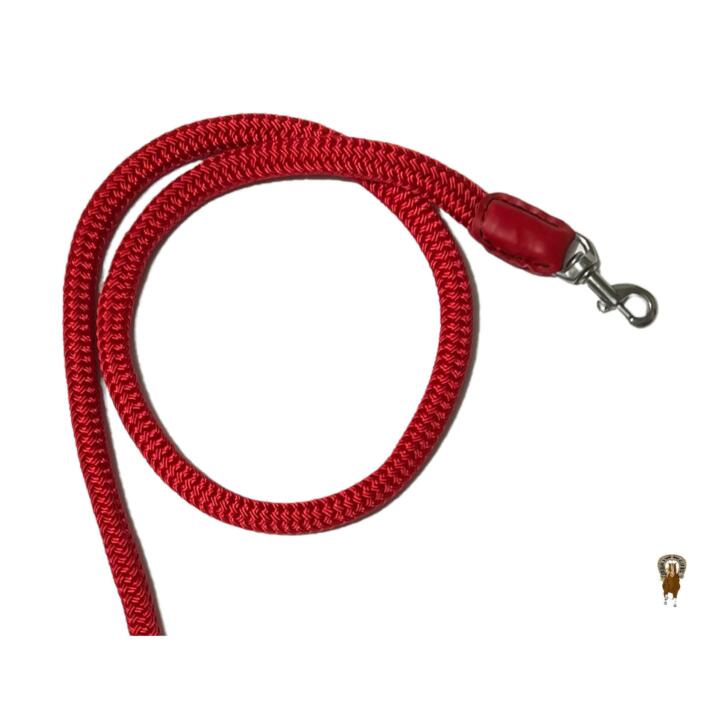 Red, Black and White Patterned Lead Rope – Reins for Rescues